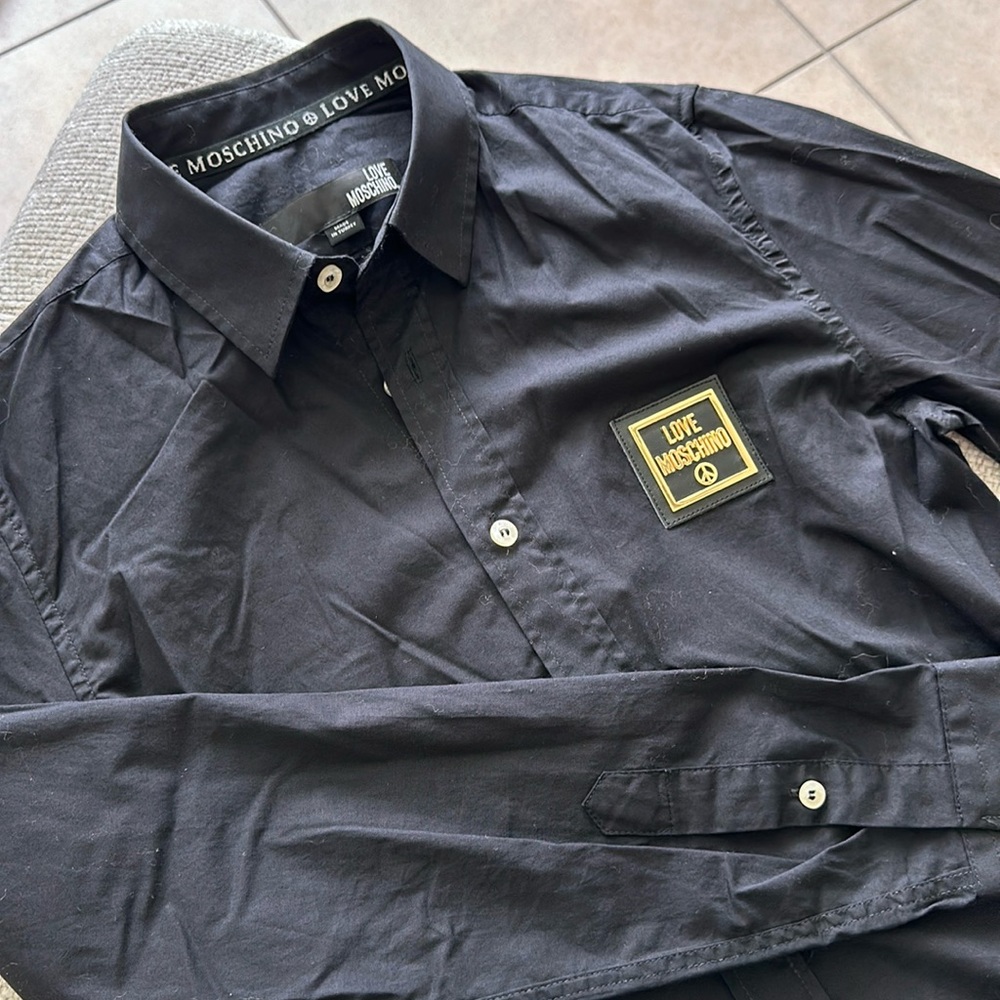 Love MOSCHINO dress shirt size 12